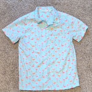 J&J sz 12/large flamingo shirt